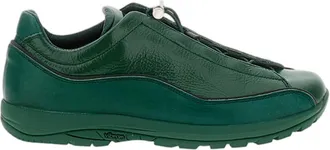 Diemme Cracked Patent Leather Sneakers with Cord Lock