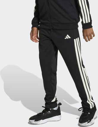 adidas Sporthose ADIDAS SPORTSWEAR J HOT PANT, Damen, Gr. 116, N-Gr, schwarz, sanftes wei&szlig;, sanftes wei&szlig;, Obermaterial: 100% Polyester, Hosen Sporthose