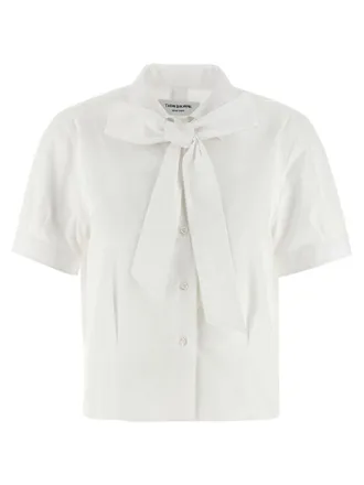 Thom Browne White Cotton Womens Blouse