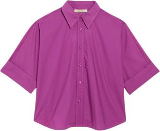 Vanessa Bruno Tops - Dames - Overhemden - Paars - XS - Overhemden