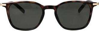 Montblanc Mb 0460S Zonnebril - Heren - Zonnebrillen - Bruin - 50 MM - Accessoires