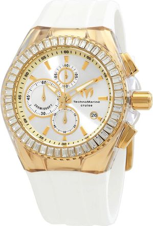 Technomarine Cruise Chronograph Quartz Crystal Silver Dial Mens Watch TM-121154