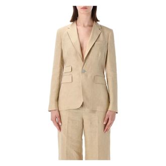 Ralph Lauren Blazers, female, Beige, Size: XS Parker Blazer