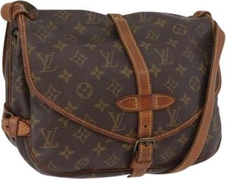 Louis Vuitton Pre-owned Cross Body Bags, female, Brown, Size: ONE SIZE Pre-owned Shoulder Bag