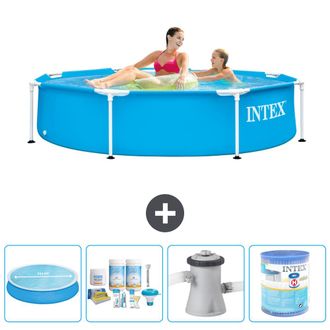 Intex Piscina Con Estructura Redonda - 244x51 Cm - 7-piezas S31411