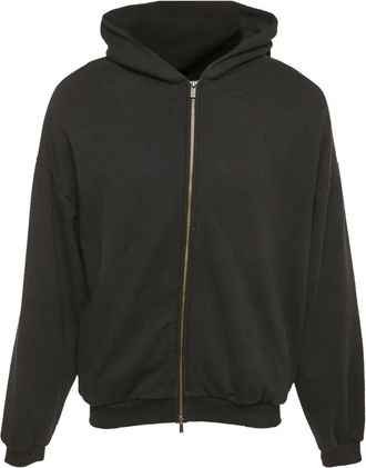 Fear of God Katoenen sweater met rits - Zwart