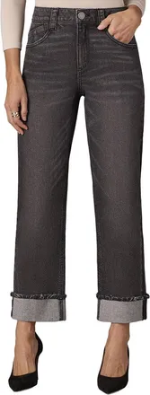Wit & Wisdom Wit & Wisdom Fray Cuff Boyfriend Jean
