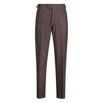 Tiger Of Sweden Broeken, Heren, Bruin, XL, Tense A Suit Broeken