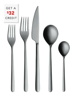 Mepra 5Pc Flatware Set With $32 Credit