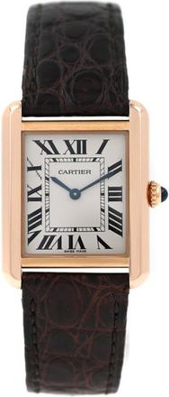 Cartier Pre-owned Cartier Tank Solo Silver Dial Ladies Watch W5200024