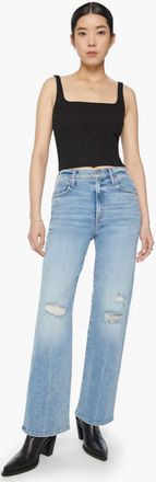 Mother Maven Skimp High Rise Jeans In Ropinn Rollin