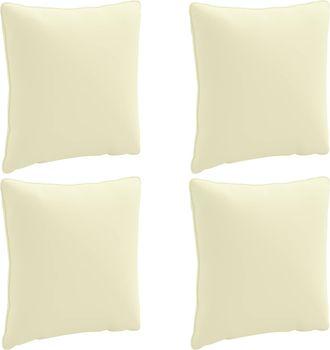 vidaXL Cojines De Respaldo De 4 Piezas Putten 4 Pcs 100% Poli&eacute;ster Vidaxl