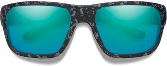 Smith Arvo 61mm ChromaPop Polarized Wraparound Sunglasses in Ash Marble /Opal Mirror at Nordstrom