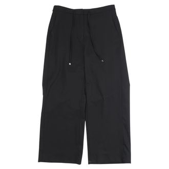 Max Mara Floria Wide Trousers - female - Max Mara - Wide Trousers - Black - 2XL - Trousers