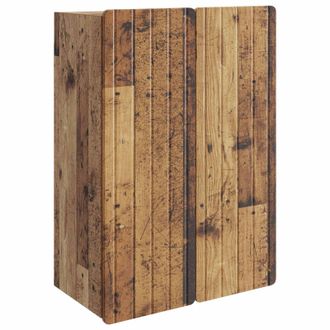 vidaXL Armario De Pared Madera Envejecida 66 X 34,5 X 92 Cm Vidaxl