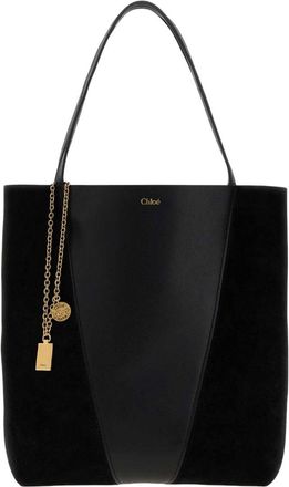 Chlo&eacute; Black Spin Medium Tote