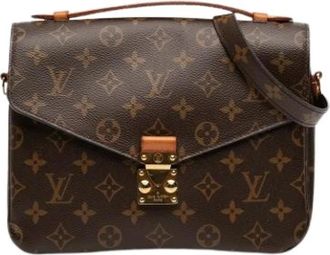 Louis Vuitton Pre-owned Pochette Metis - Dames - Vintage Handtas - Bruin - ONE Size - Leer - Vintage