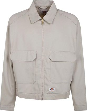 Dickies Hemp Twill Trucker Jacket - Heren - Zomerjassen - Beige - XL - Katoen - Jassen