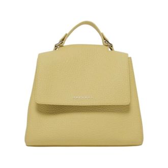 Orciani Handbags, female, Yellow, Size: ONE SIZE Sveva Shoulder Bag