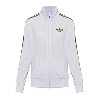 adidas Firebird Track Top Loose - Dames - Vesten met rits - Paars - 2XS - Polyester - Hoodies & sweatvesten