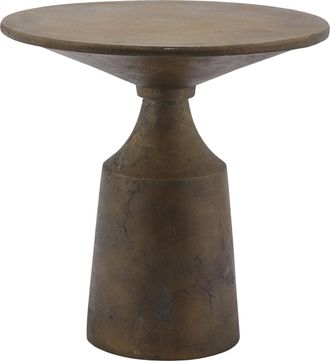 Schubiger M&ouml;bel Beistelltisch Metall Altgold B: 46 cm