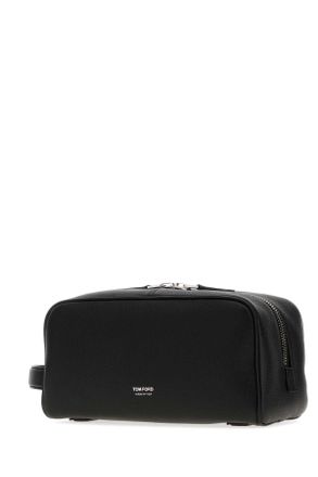 Tom Ford Mens Black Leather Beauty Case Clutch