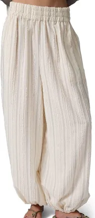 Day Birger Et Mikkelsen Harsha Raw Stripe Balloon Pants in Jet Stream at Nordstrom, Size 12