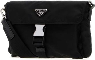 Prada Mens Black Fabric Phone Holder Nero Cover Accessory