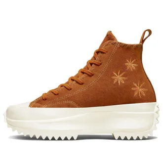 Converse Run Star Hike Platform High Embroidered Floral - Amber A04299C