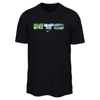 Nike Mens Court Tennis T-Shirt in Black | JU1474-010