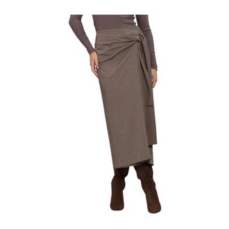 Inwear Rokken, Dames, Bruin, XS, Leer, Cleohiw Rok
