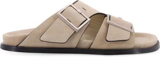 Alohas Alba Suede Sandal - Dames - Sandalen - Beige - 36 EU - Leer - Schoenen