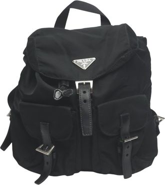 Prada Black Nylon Backpack (Pre-Owned)
