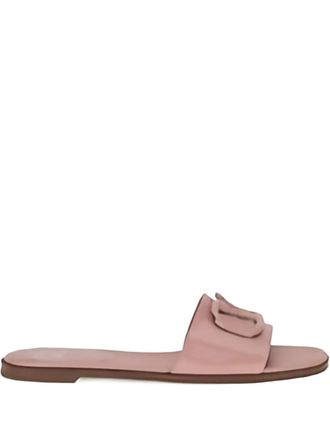 Valentino Garavani VLogo Signature flat sandals - Pink