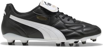 Puma Mens King Top Firm, Artificial Ground Soccer Cleats, Black, 4.5