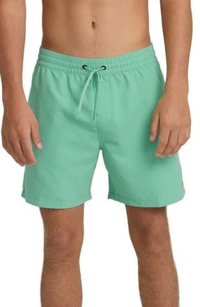 Billabong All Day Layback Swim Trunks in Lime Green at Nordstrom, Size Xx-Large