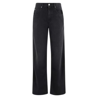 Isabel Marant Jenny Jeans - female - Isabel Marant - Straight Fit Jeans - Black - XS - Jeans
