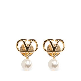 Valentino Garavani VLogo Signature Pearl-pendant Earrings