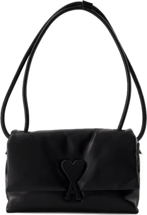 Ami AMI Paris Shoulder Bag Black