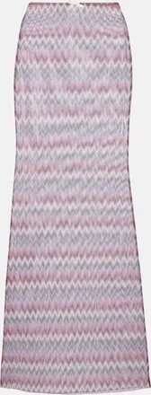 Bananhot Solay chevron maxi skirt