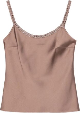 D.exterior Sleeveless Top - Dames - Tops zonder mouwen - Bruin - M - Tops