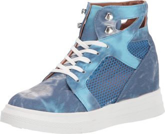 Yoki Yoki Womens Comfort Sneaker, Blue, 4.5 UK