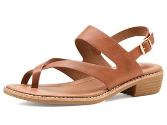 S&ouml;fft Nessie Womens Sandals Cognac : 9.5 B - Medium, Faux Leather