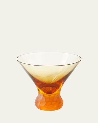 Moser Clear Pebbles Stemless Martini