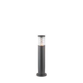Netlighting Tronco 1 Light Outdoor Short Bollard Anthracite IP44 E27 in Black