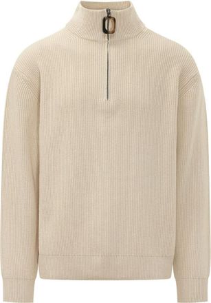 J.W.Anderson Off White Half Zip Sweater