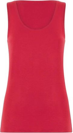 Wolford Canotta Opaca Elegante - - Tops - Donna - Rosso - M