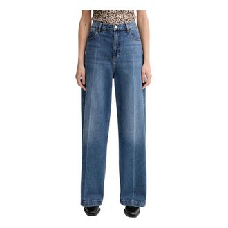 Munthe Jeans, Dames, Blauw, M, Denim, Straight Jeans