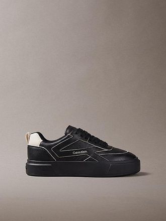 Calvin Klein Leren Signature Sneakers