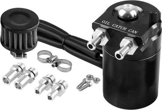 OEM Respiradero De Aceite Automotriz, Recirculaci&oacute;n De Gases De Escape De 2 Orificios Con Filtro De Aire Y Correa De Materia Prima De Bola De Acero, Aleac